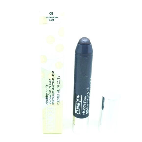 Clinique Chubby Stick Shadow Tint For Eyes 08 Curvaceous Coal - Picture 4 of 4
